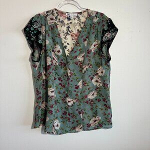 Dr2 Floral Sleeveless Shirt